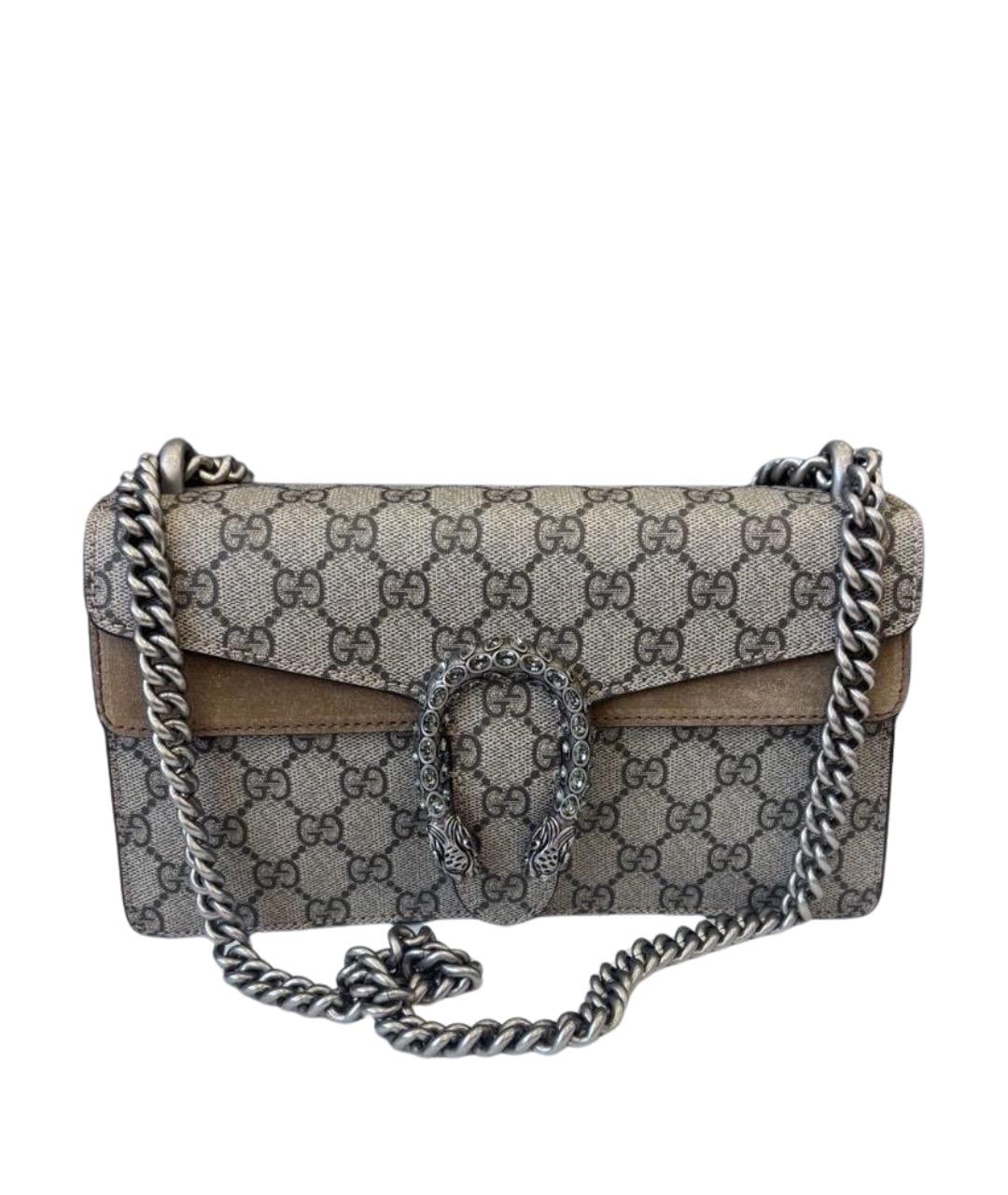 GUCCI Бежевая канва сумка через плечо, фото 1