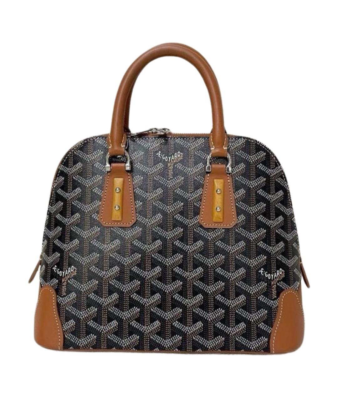 GOYARD Коричневая канва сумка с короткими ручками, фото 1