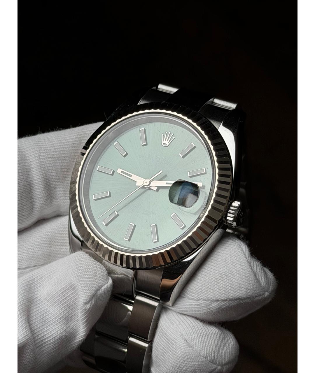 ROLEX Зеленые часы, фото 5