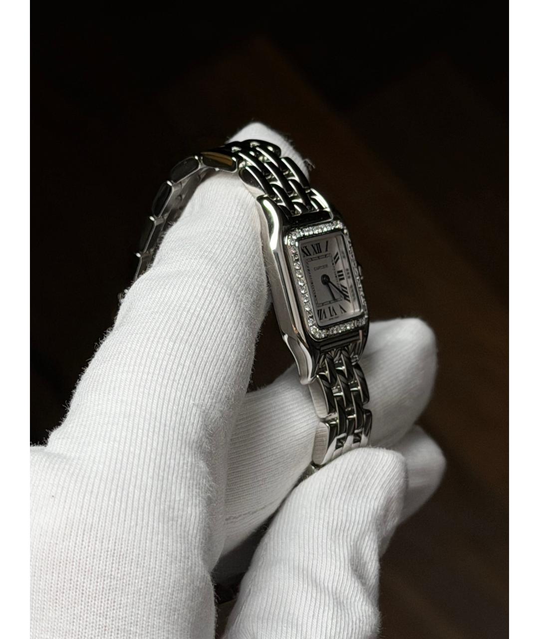 CARTIER Белые часы, фото 6