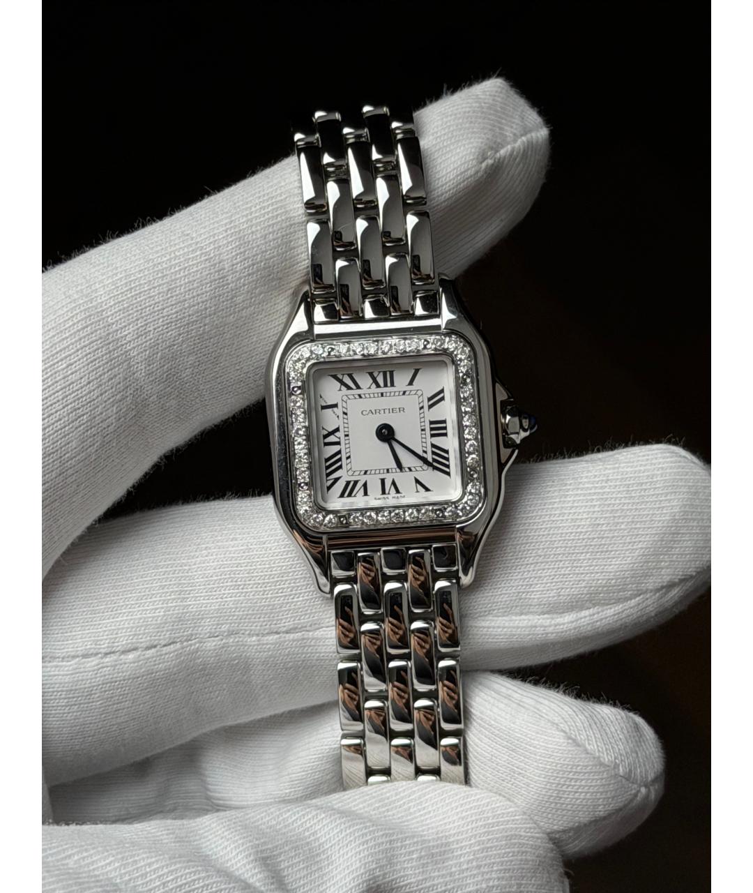 CARTIER Белые часы, фото 2
