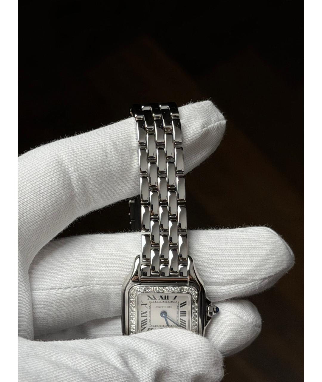 CARTIER Белые часы, фото 8