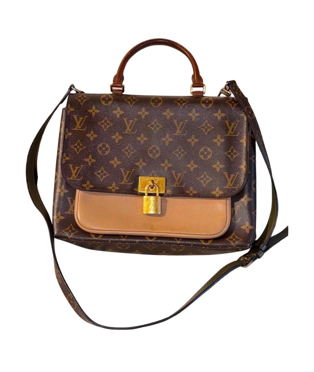 LOUIS VUITTON Коричневая канва сумка с короткими ручками, фото 1