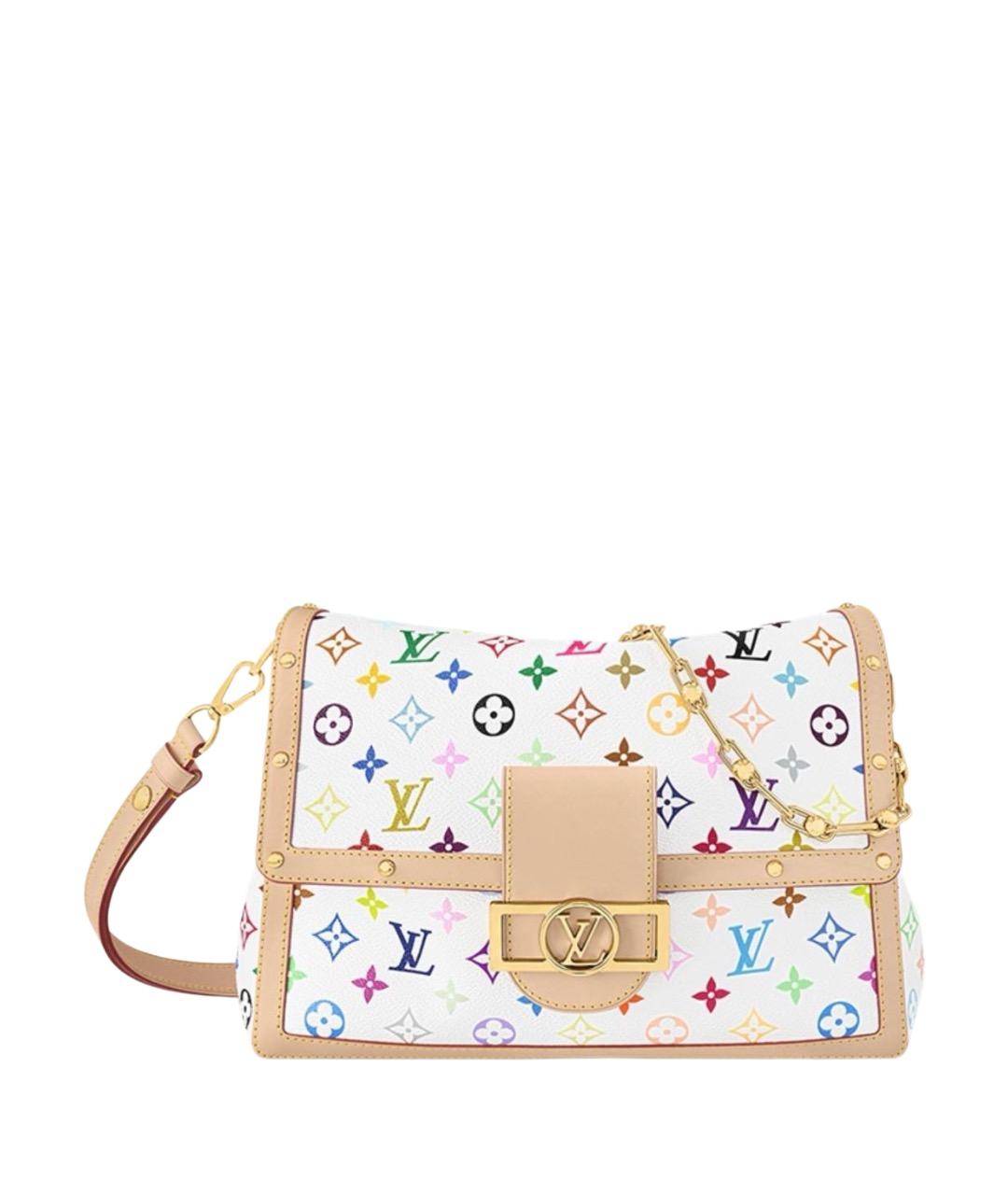 LOUIS VUITTON Белая канва сумка через плечо, фото 1