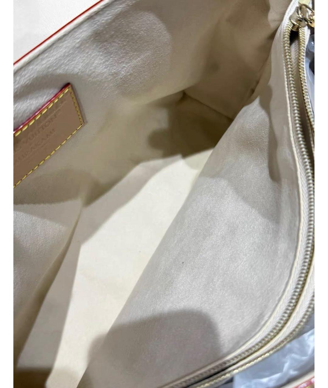 LOUIS VUITTON Белая канва сумка через плечо, фото 8