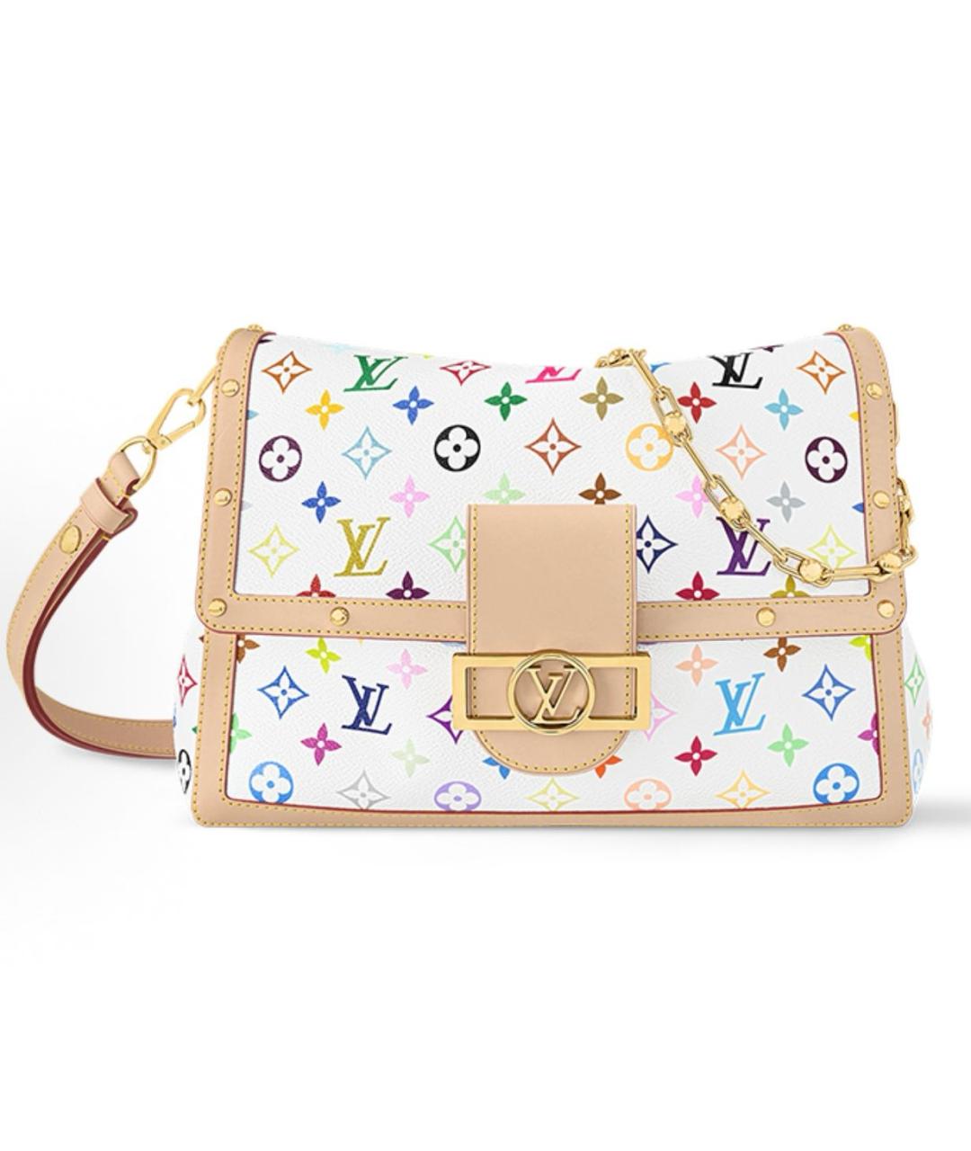 LOUIS VUITTON Белая канва сумка через плечо, фото 9