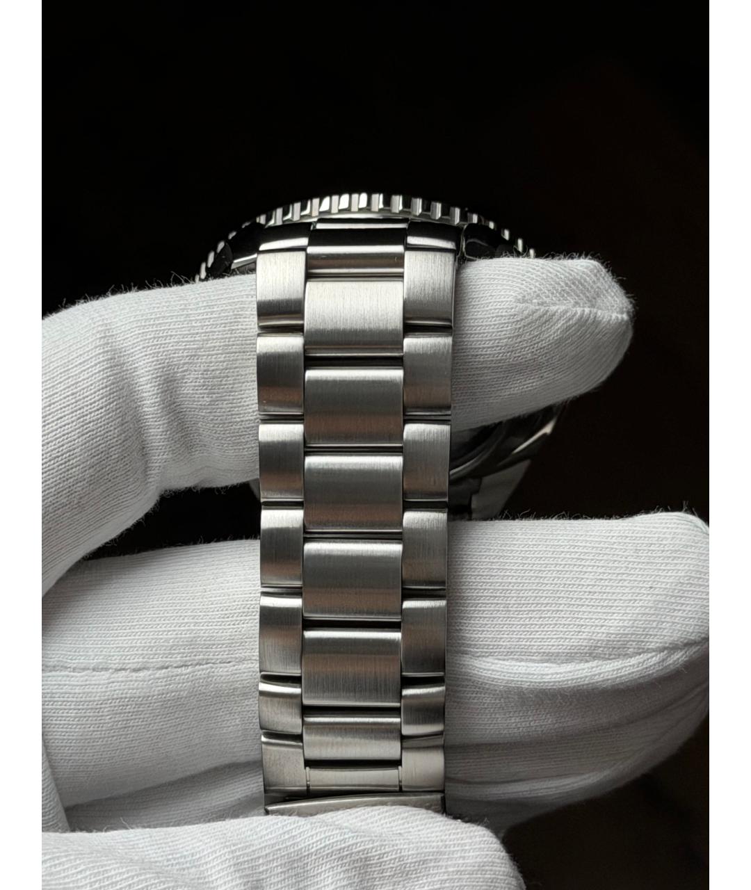 OMEGA Черные часы, фото 7