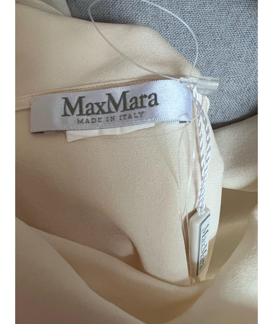 MAX MARA Бежевая блузы, фото 3