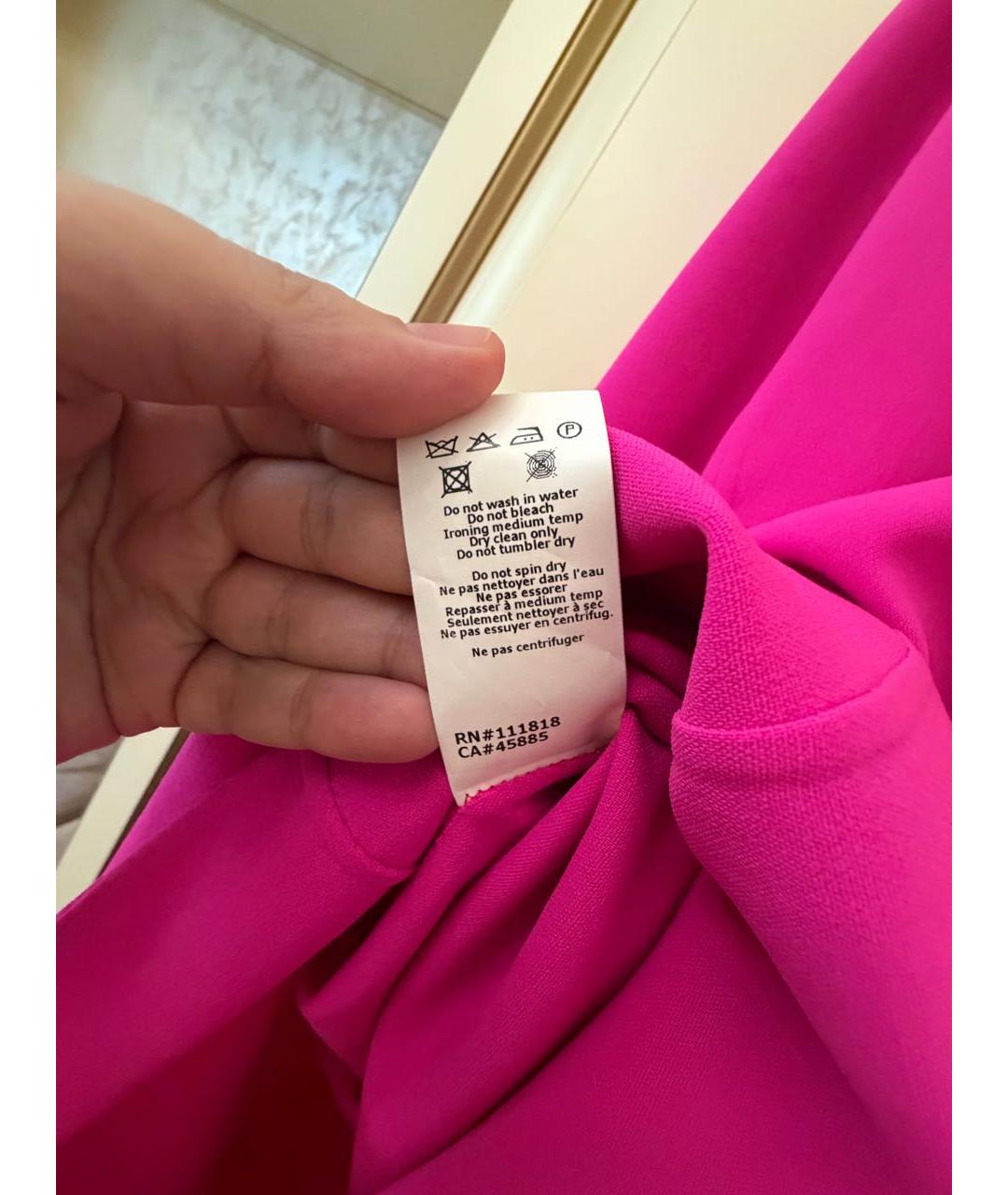MICHAEL KORS Розовое шерстяное платье, фото 5