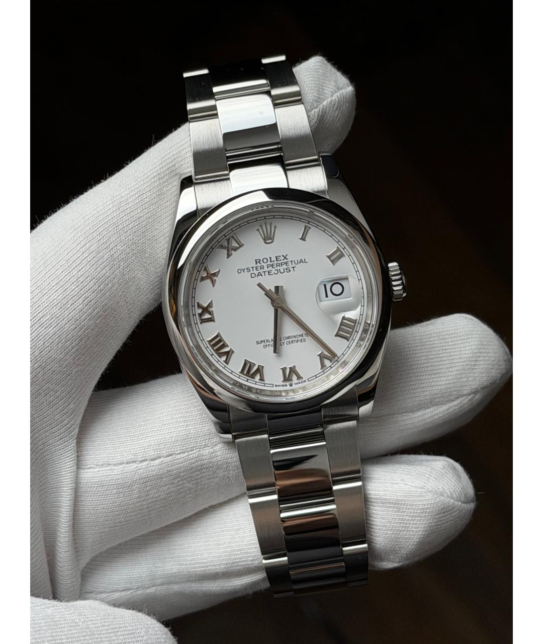 ROLEX Белые часы, фото 2