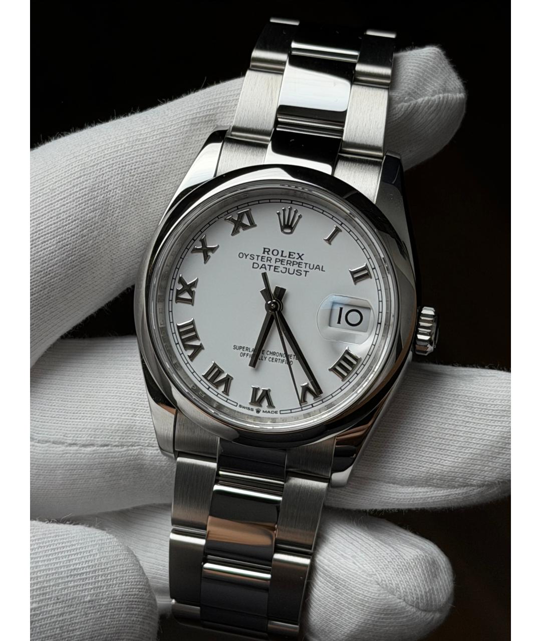 ROLEX Белые часы, фото 3