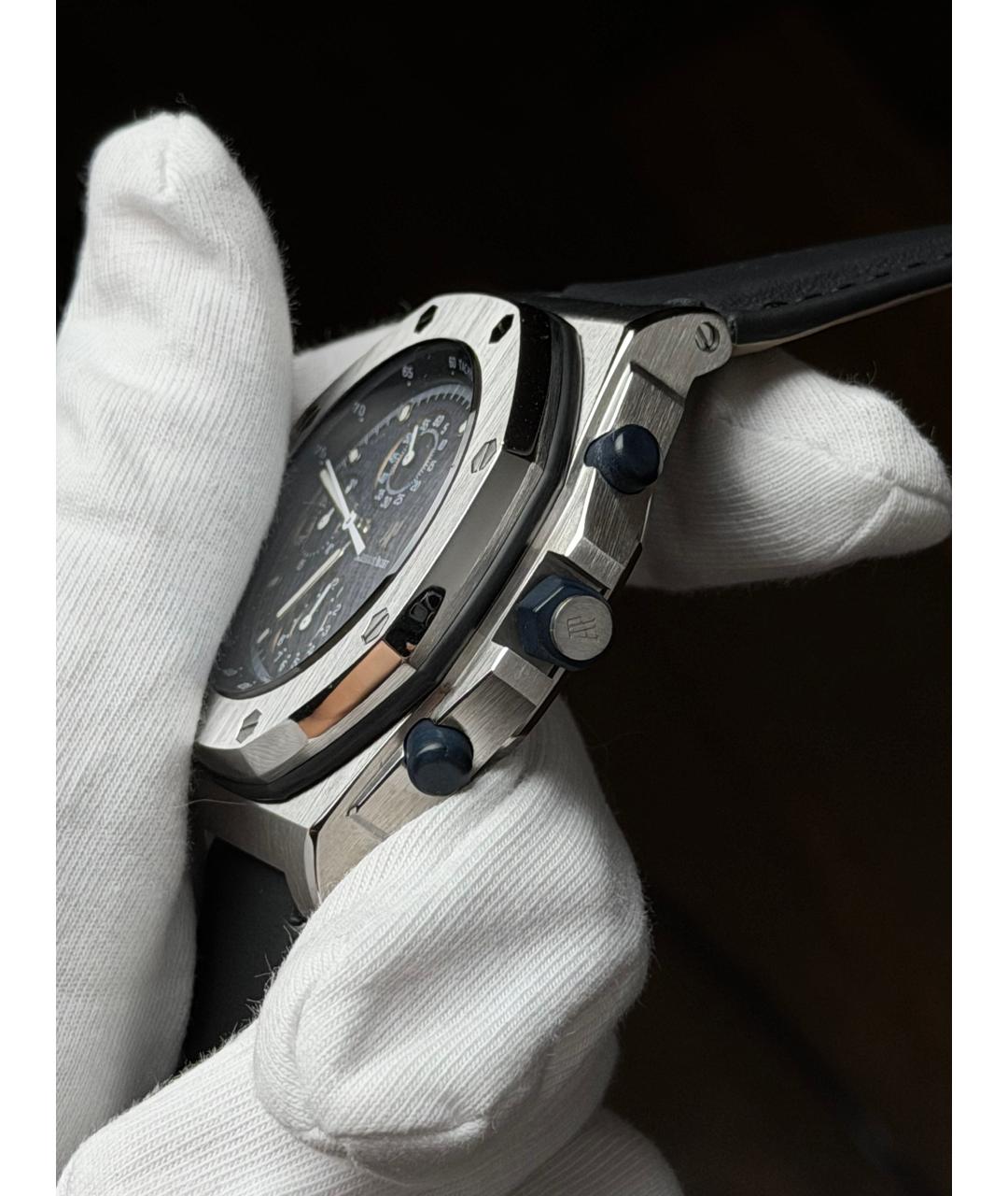 Audemars Piguet Темно-синие часы, фото 3