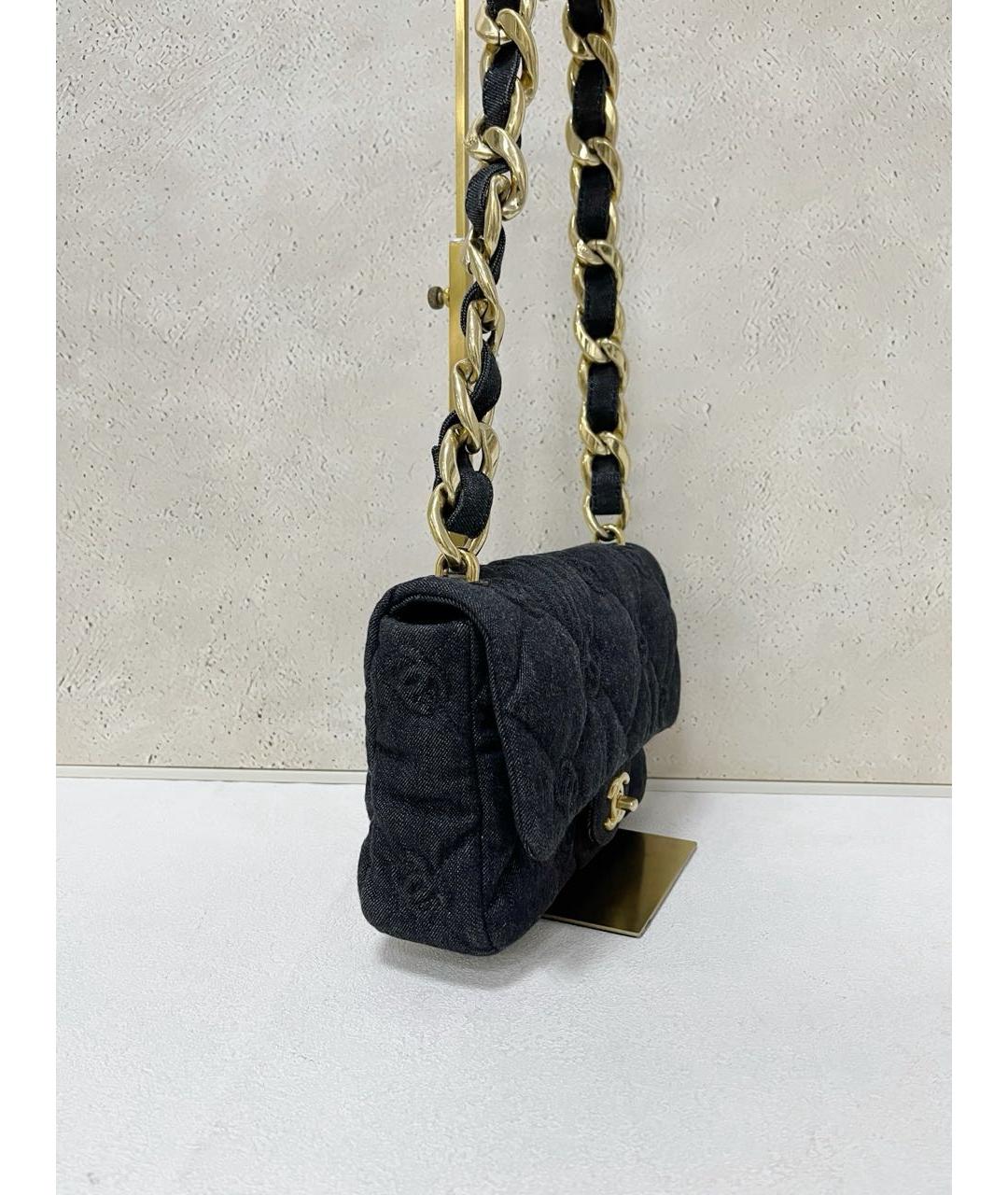 CHANEL Черная сумка через плечо, фото 5