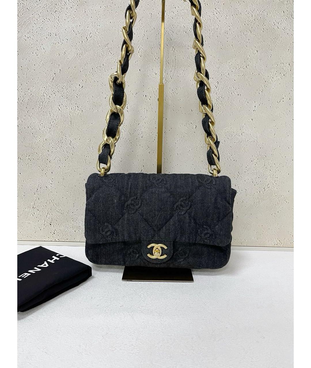 CHANEL Черная сумка через плечо, фото 7