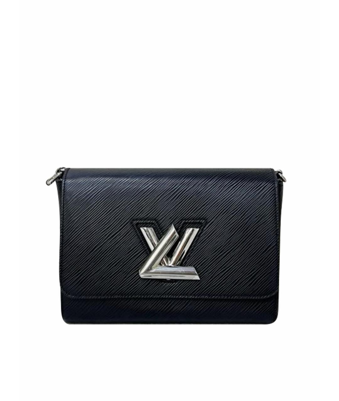 LOUIS VUITTON Черная кожаная сумка через плечо, фото 1