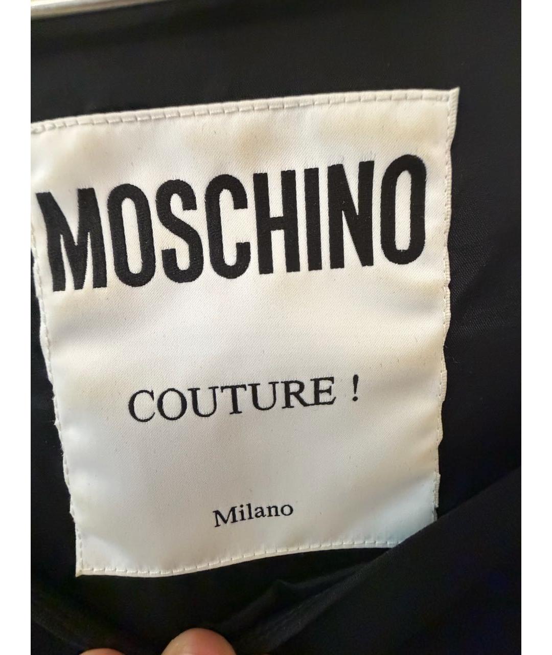 MOSCHINO Черное ацетатное платье, фото 6