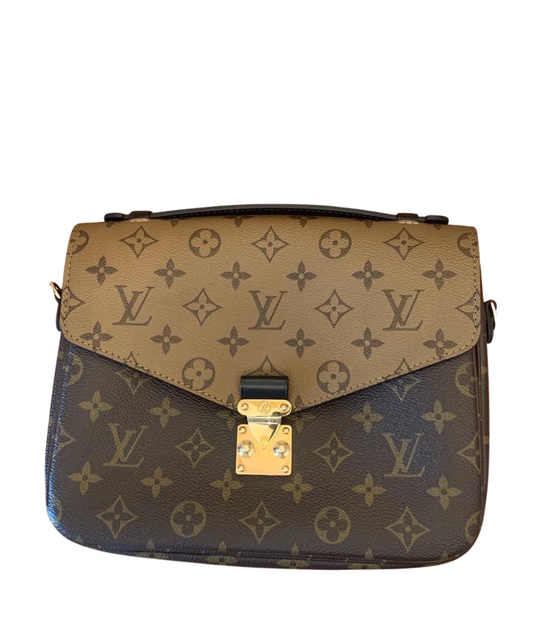 LOUIS VUITTON Коричневая канва сумка через плечо, фото 1
