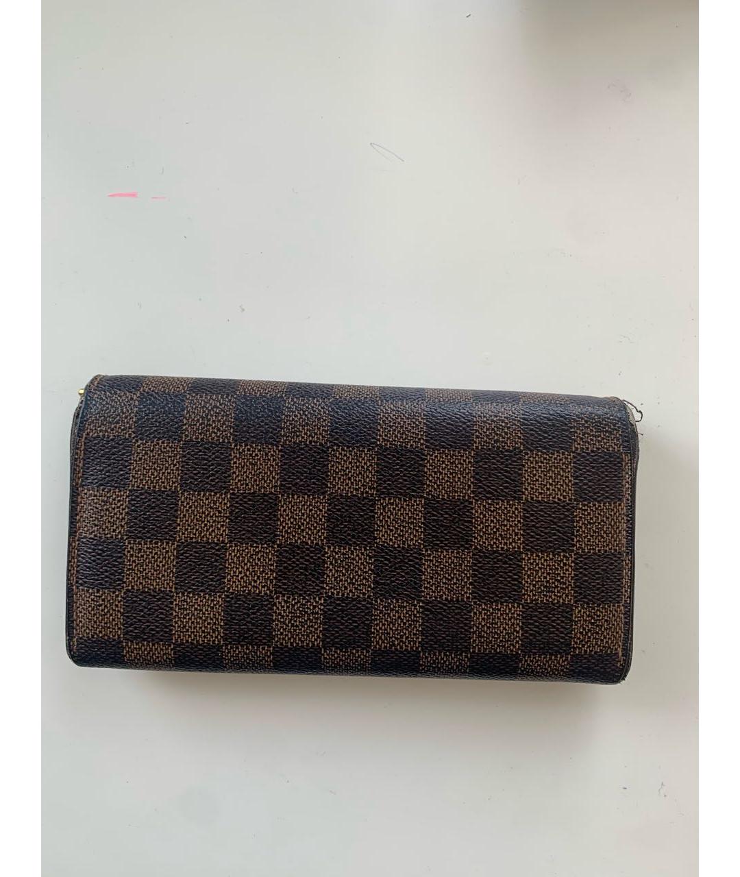 LOUIS VUITTON Коричневый кошелек, фото 2