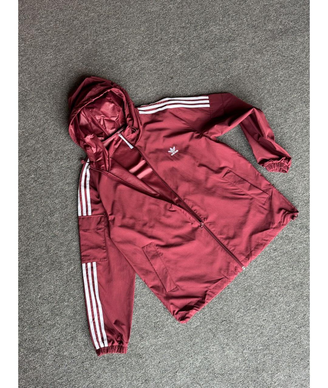 ADIDAS Бордовая спортивная куртка, фото 6