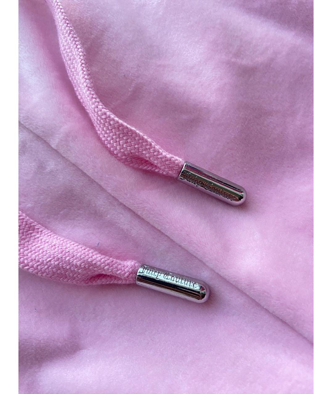 JUICY COUTURE Розовый велюровый спортивные костюмы, фото 7