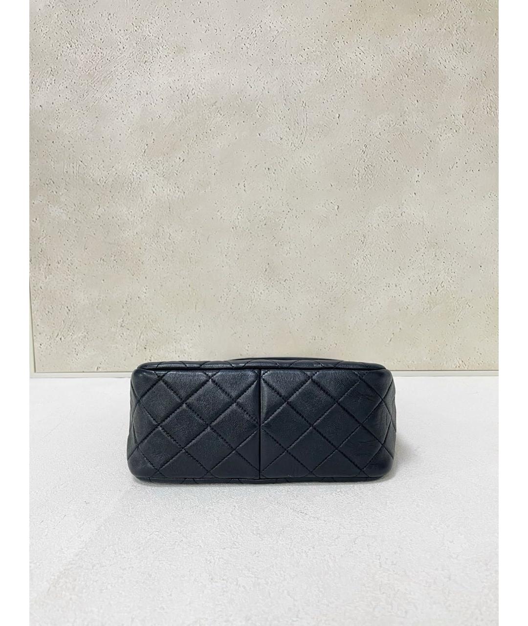 CHANEL Черная кожаная сумка через плечо, фото 6