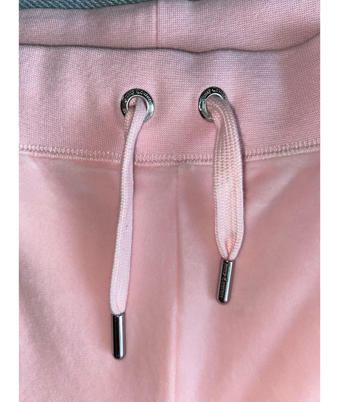 JUICY COUTURE Розовый велюровый спортивные костюмы, фото 7