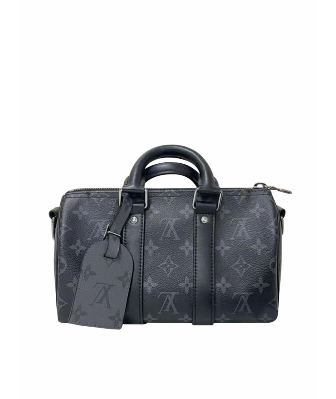 LOUIS VUITTON Черная сумка с короткими ручками, фото 1