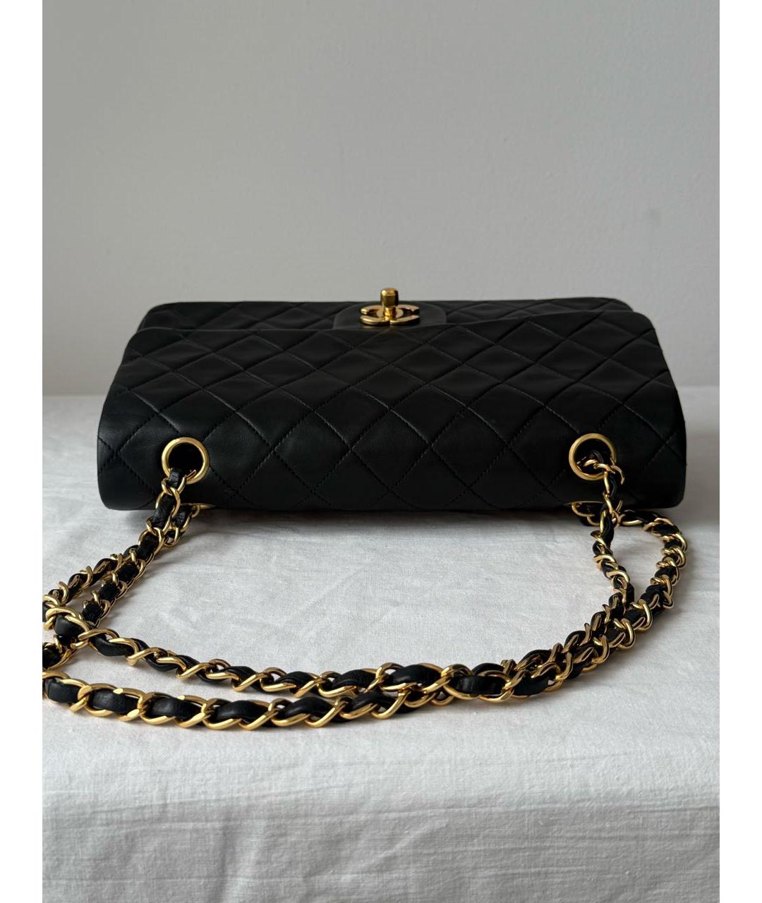 CHANEL Черная кожаная сумка через плечо, фото 3