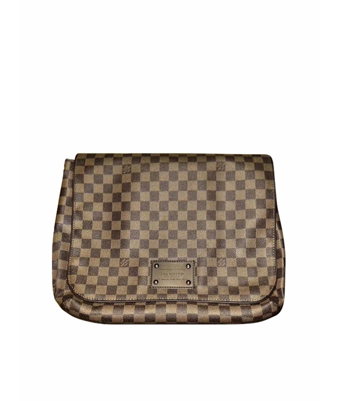 LOUIS VUITTON Коричневая канва сумка на плечо, фото 1