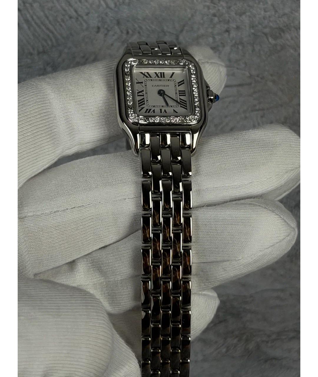 CARTIER Белые часы, фото 5