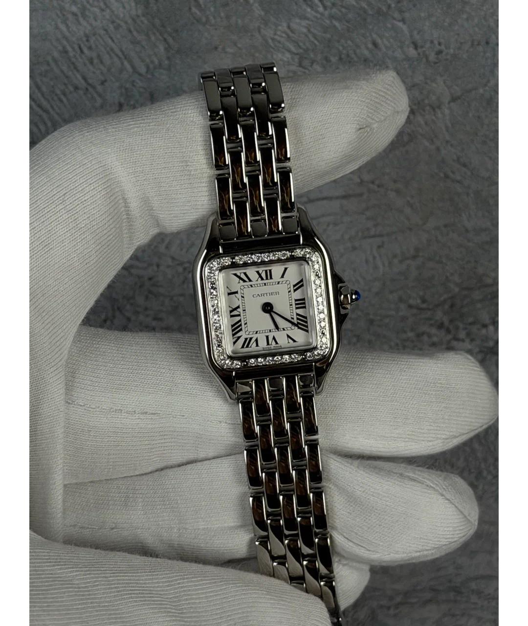 CARTIER Белые часы, фото 2