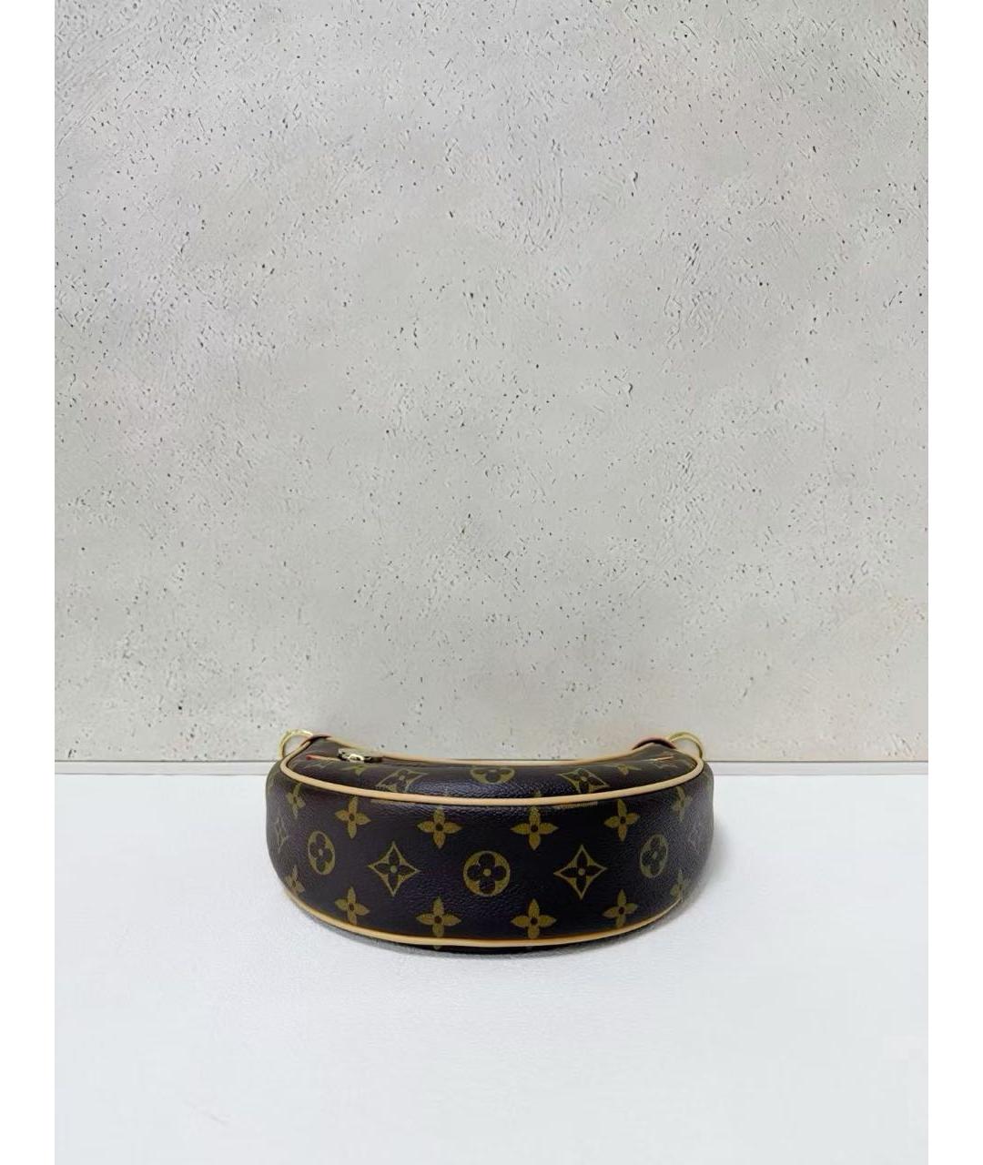 LOUIS VUITTON Коричневая канва сумка через плечо, фото 6