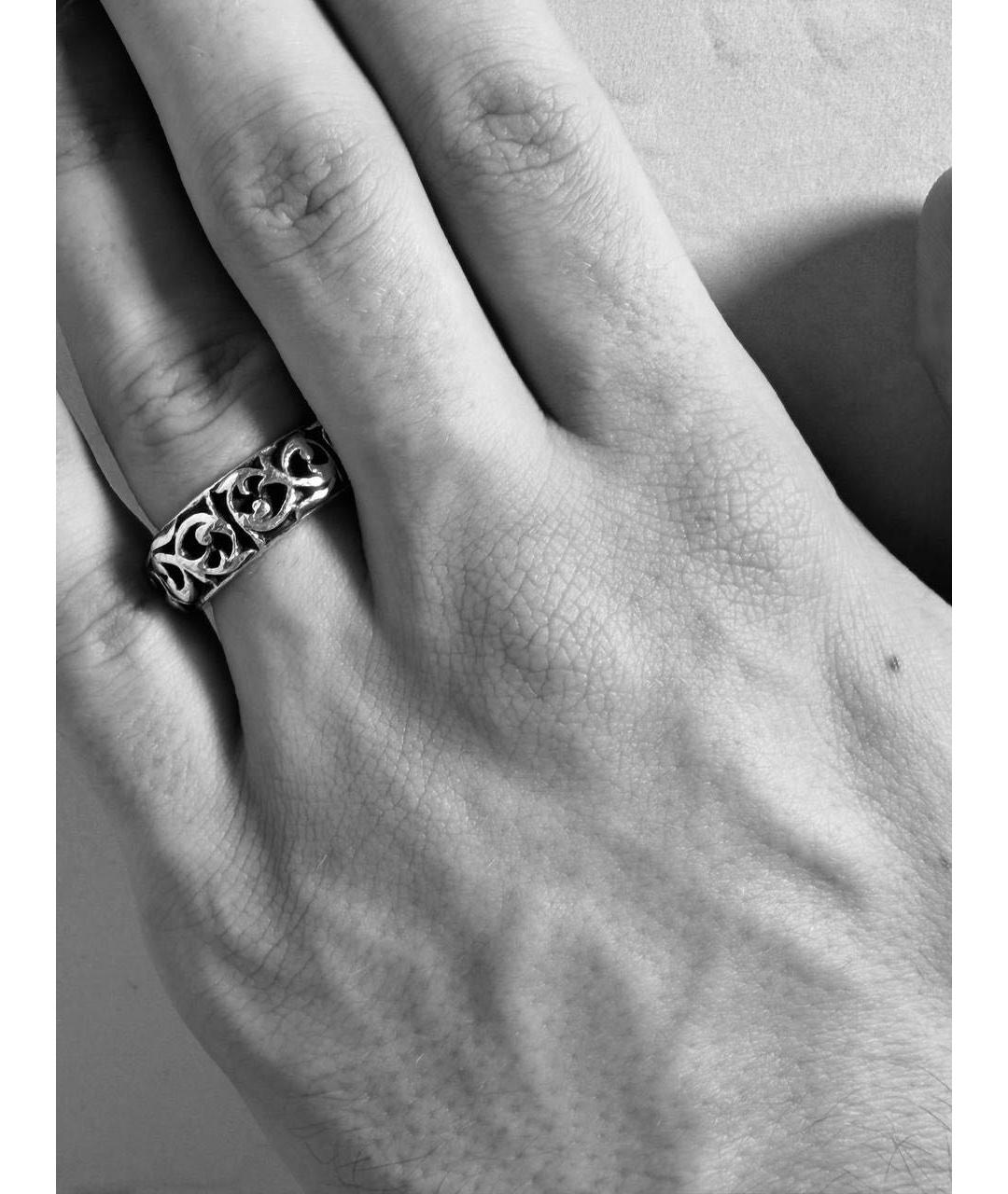 CHROME HEARTS Серебряное серебряное кольцо, фото 4