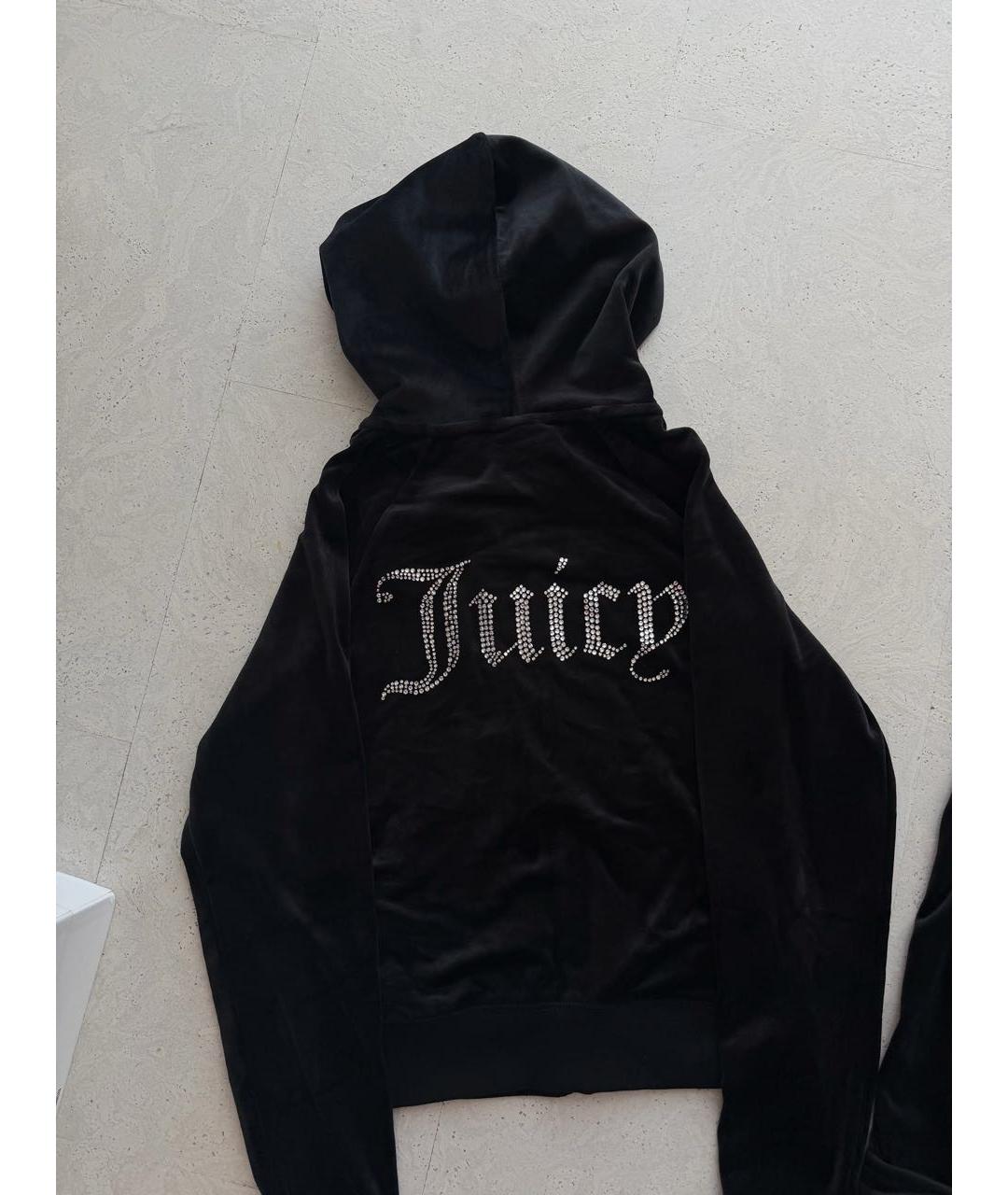 JUICY COUTURE Черный велюровый спортивные костюмы, фото 3