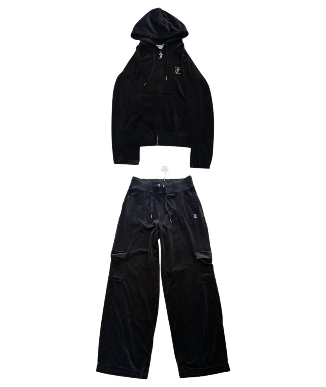 JUICY COUTURE Черный велюровый спортивные костюмы, фото 1