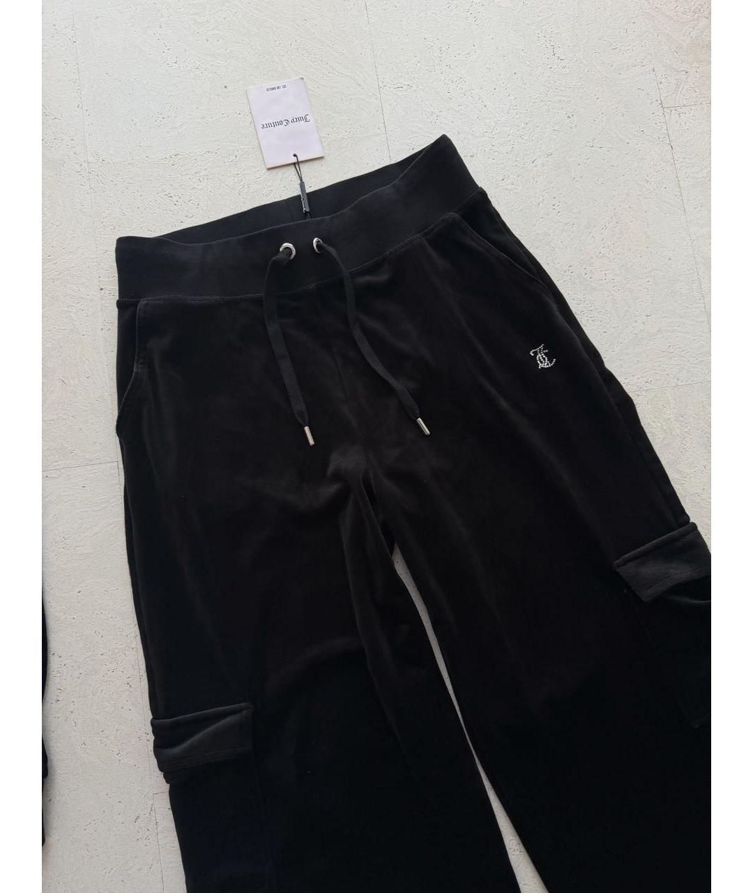 JUICY COUTURE Черный велюровый спортивные костюмы, фото 5