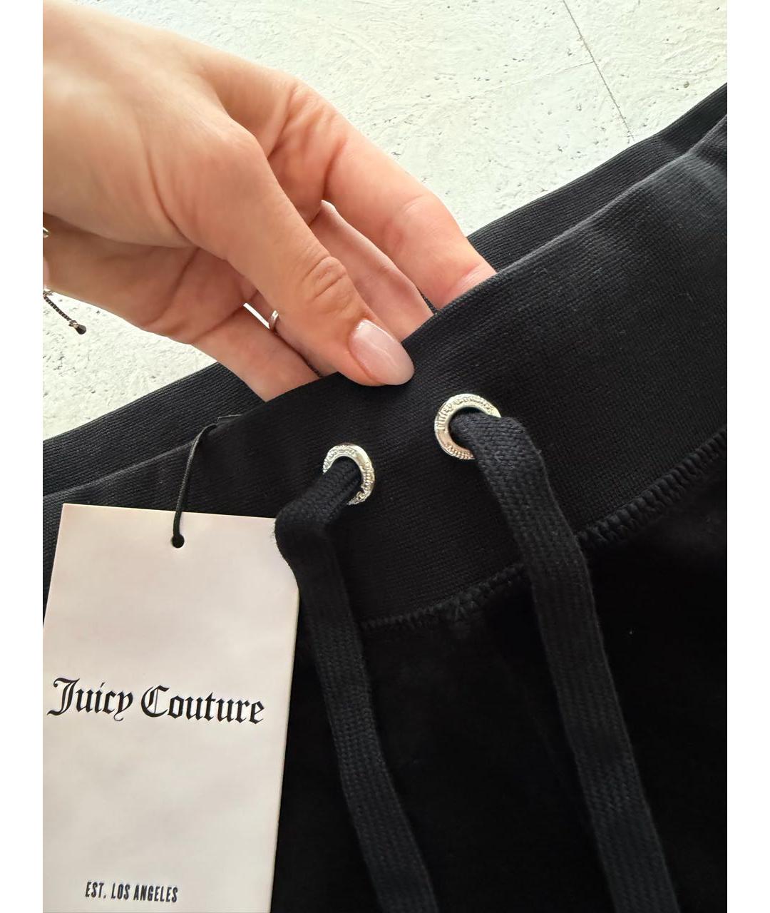 JUICY COUTURE Черный велюровый спортивные костюмы, фото 6