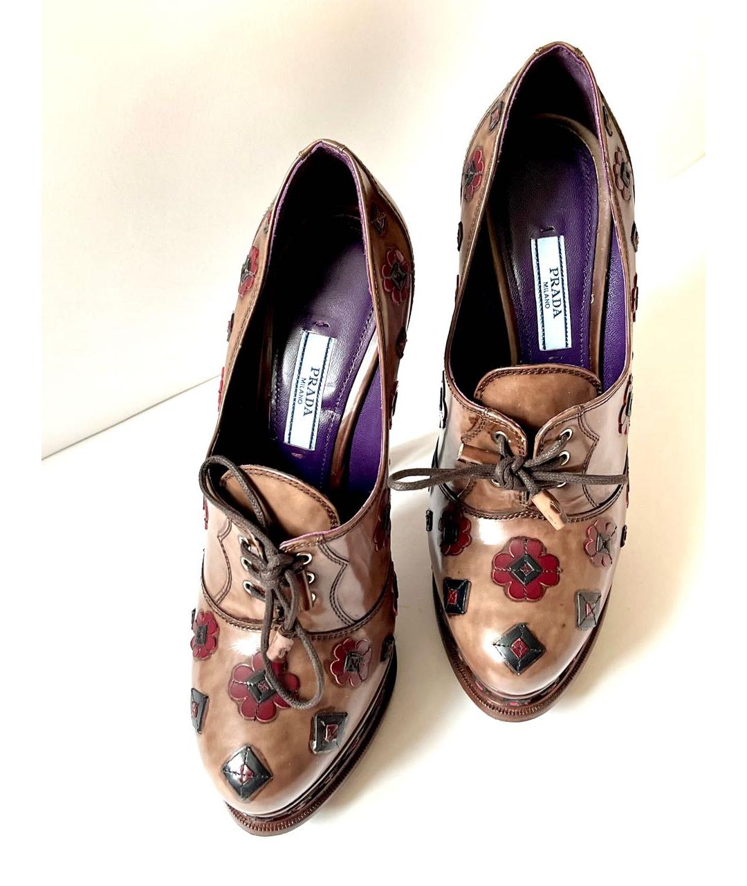 PRADA Кожаные ботильоны, фото 4