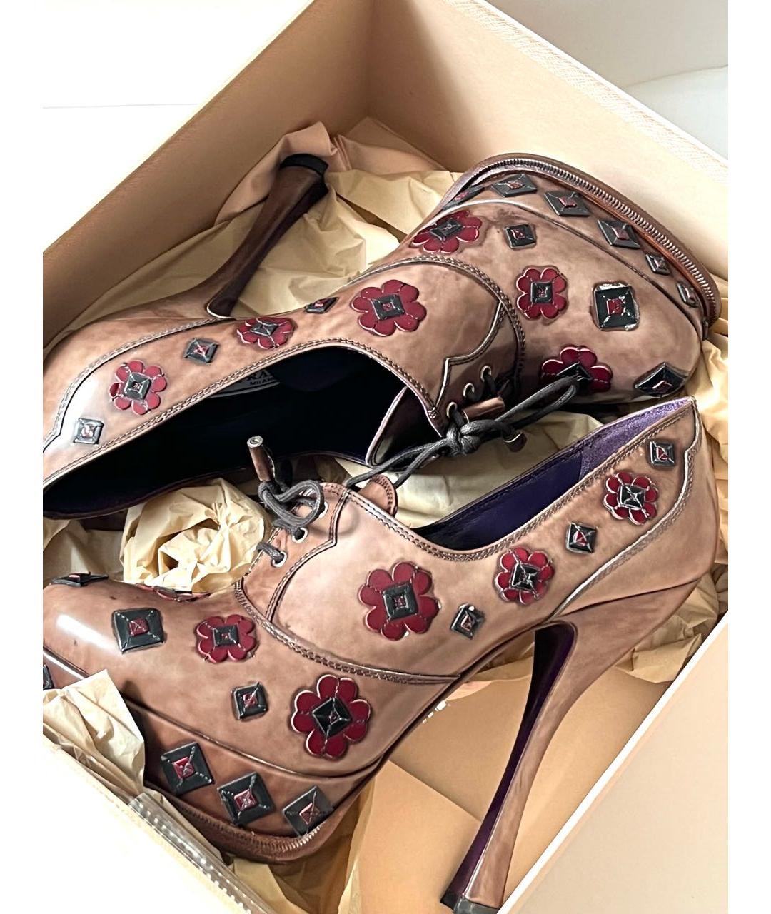 PRADA Кожаные ботильоны, фото 8