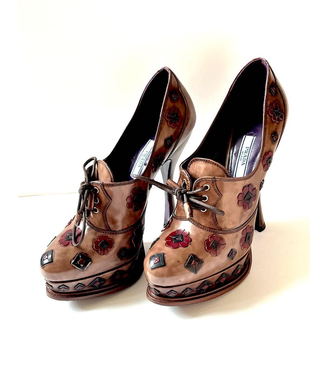 PRADA Кожаные ботильоны, фото 2