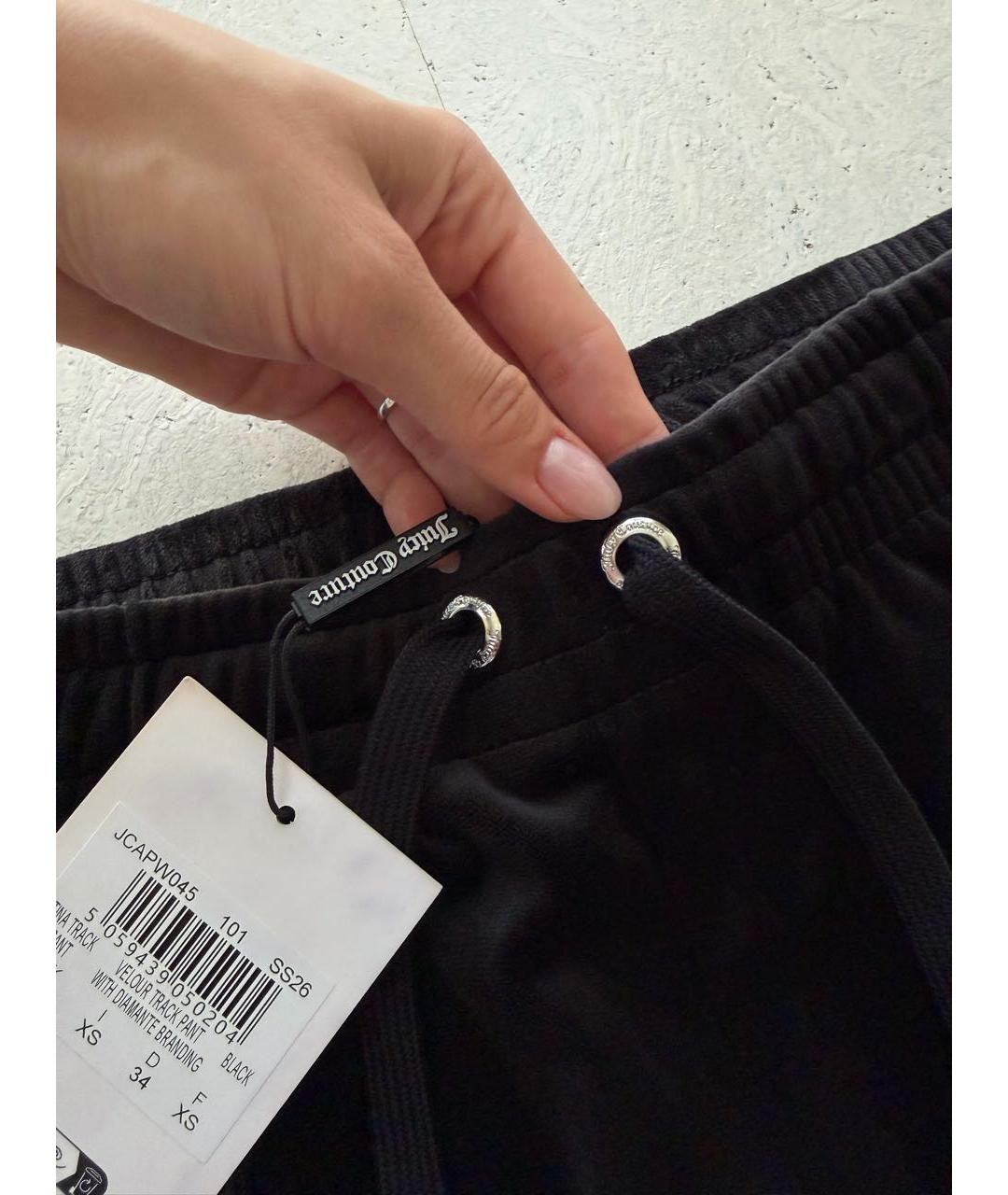 JUICY COUTURE Черный велюровый спортивные костюмы, фото 6