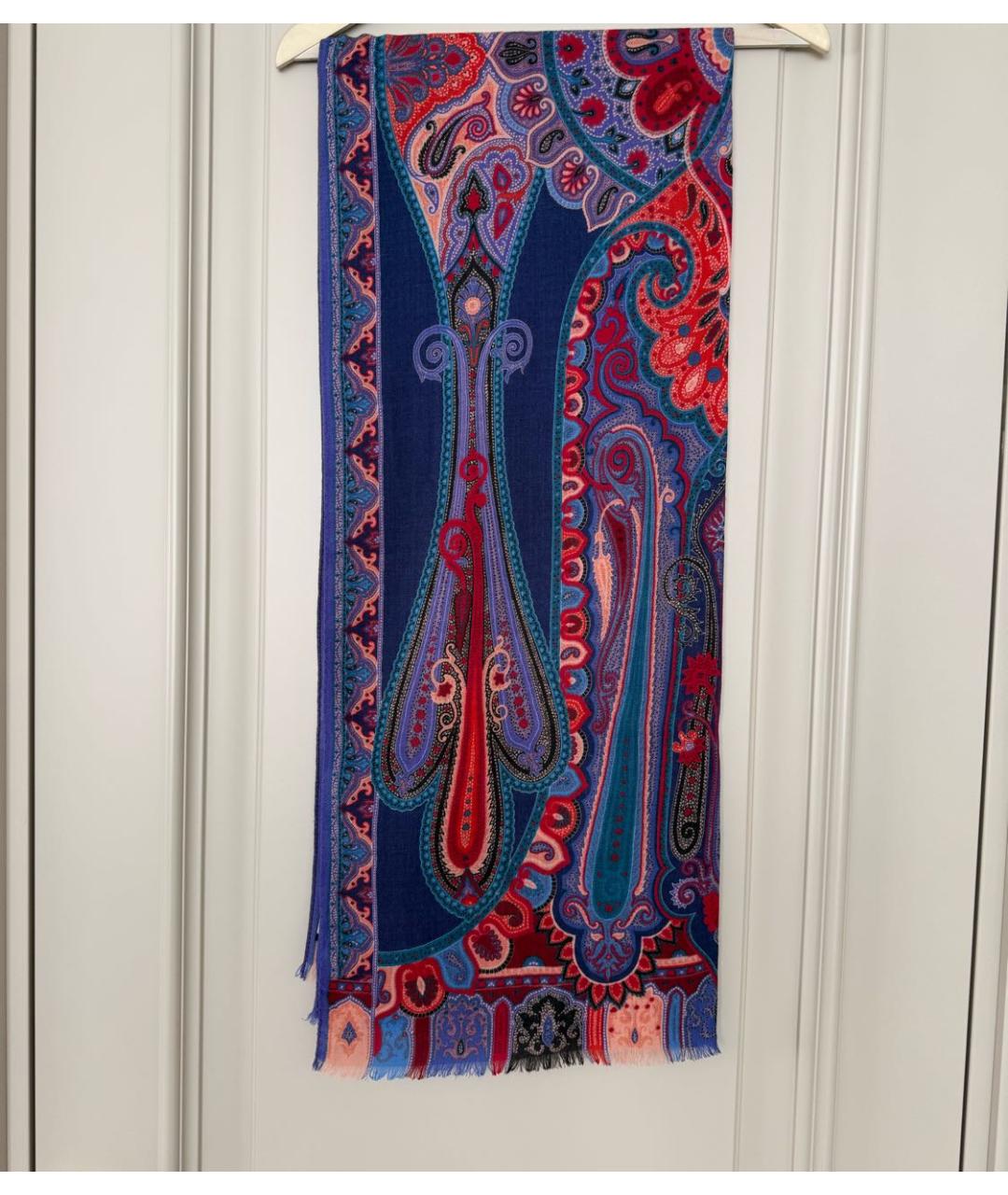 ETRO Мульти шерстяной шарф, фото 3