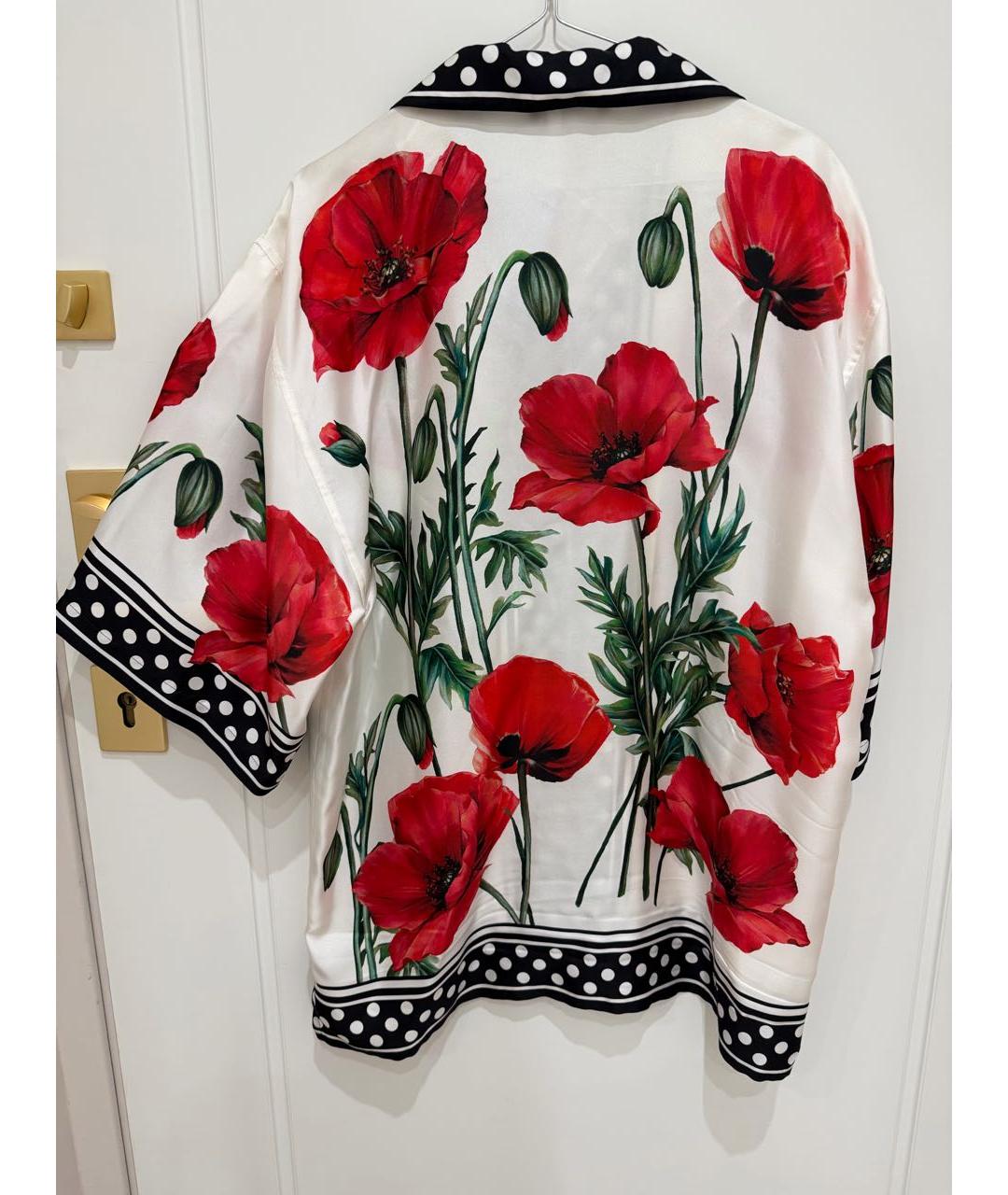 DOLCE&GABBANA Мульти шелковый костюм с брюками, фото 2