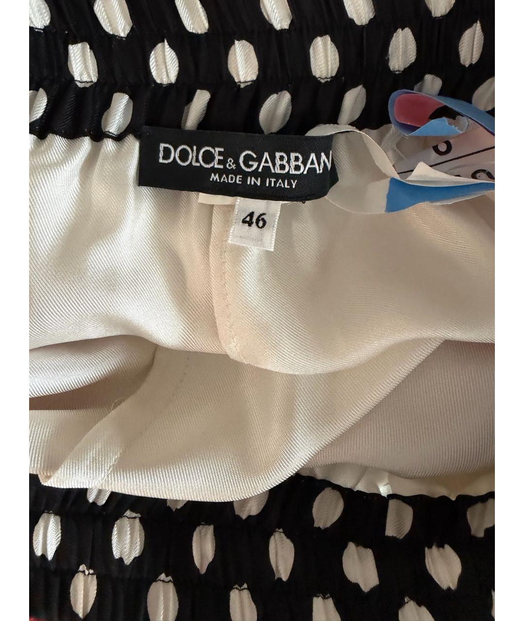 DOLCE&GABBANA Мульти шелковый костюм с брюками, фото 5