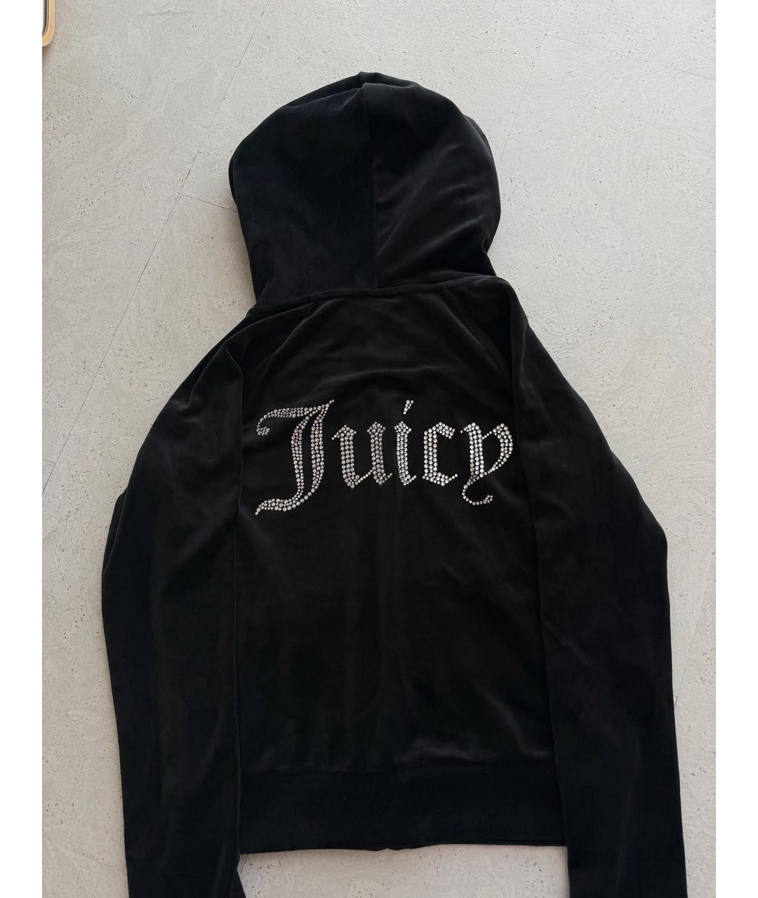 JUICY COUTURE Черный велюровый спортивные костюмы, фото 3
