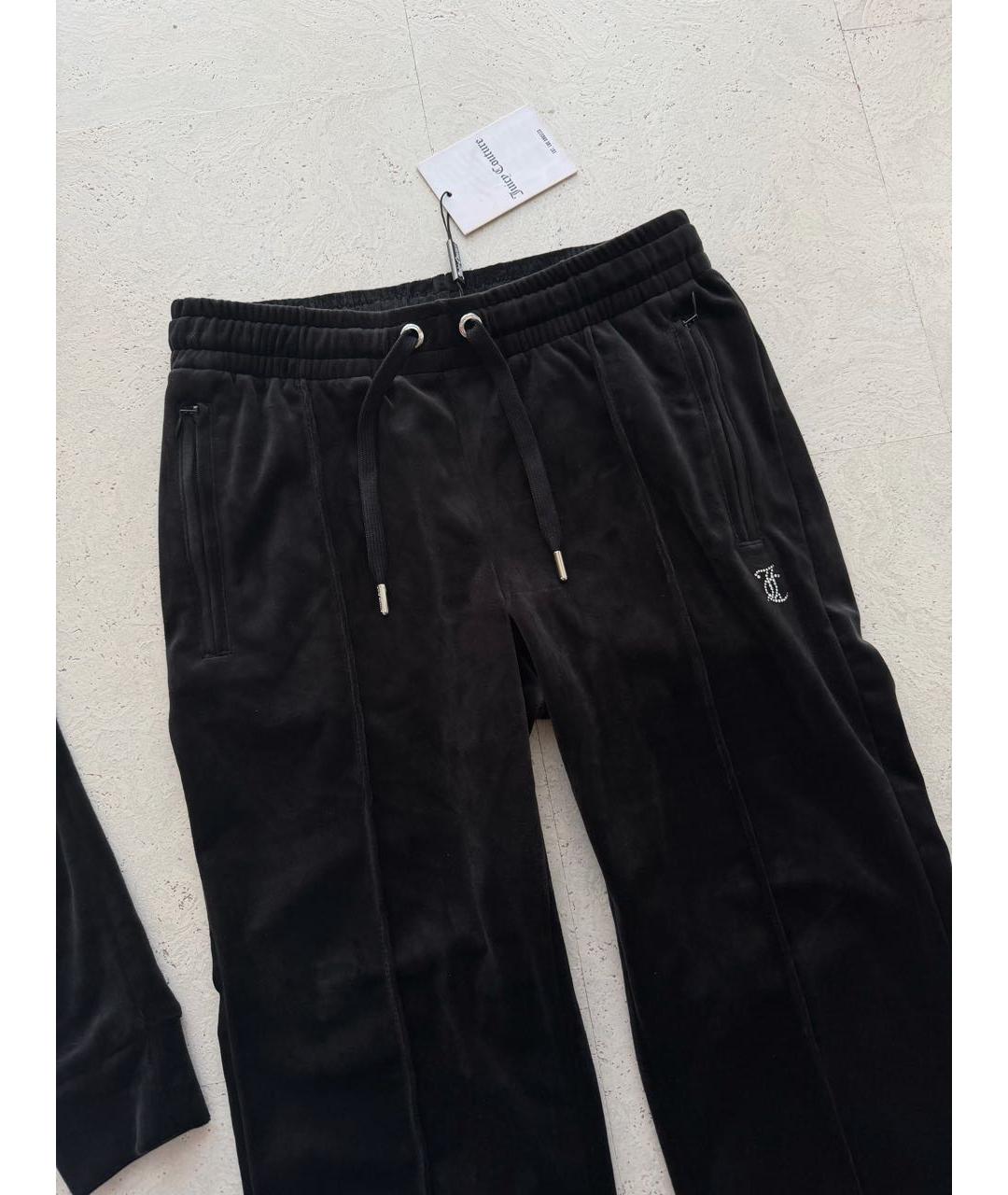 JUICY COUTURE Черный велюровый спортивные костюмы, фото 5