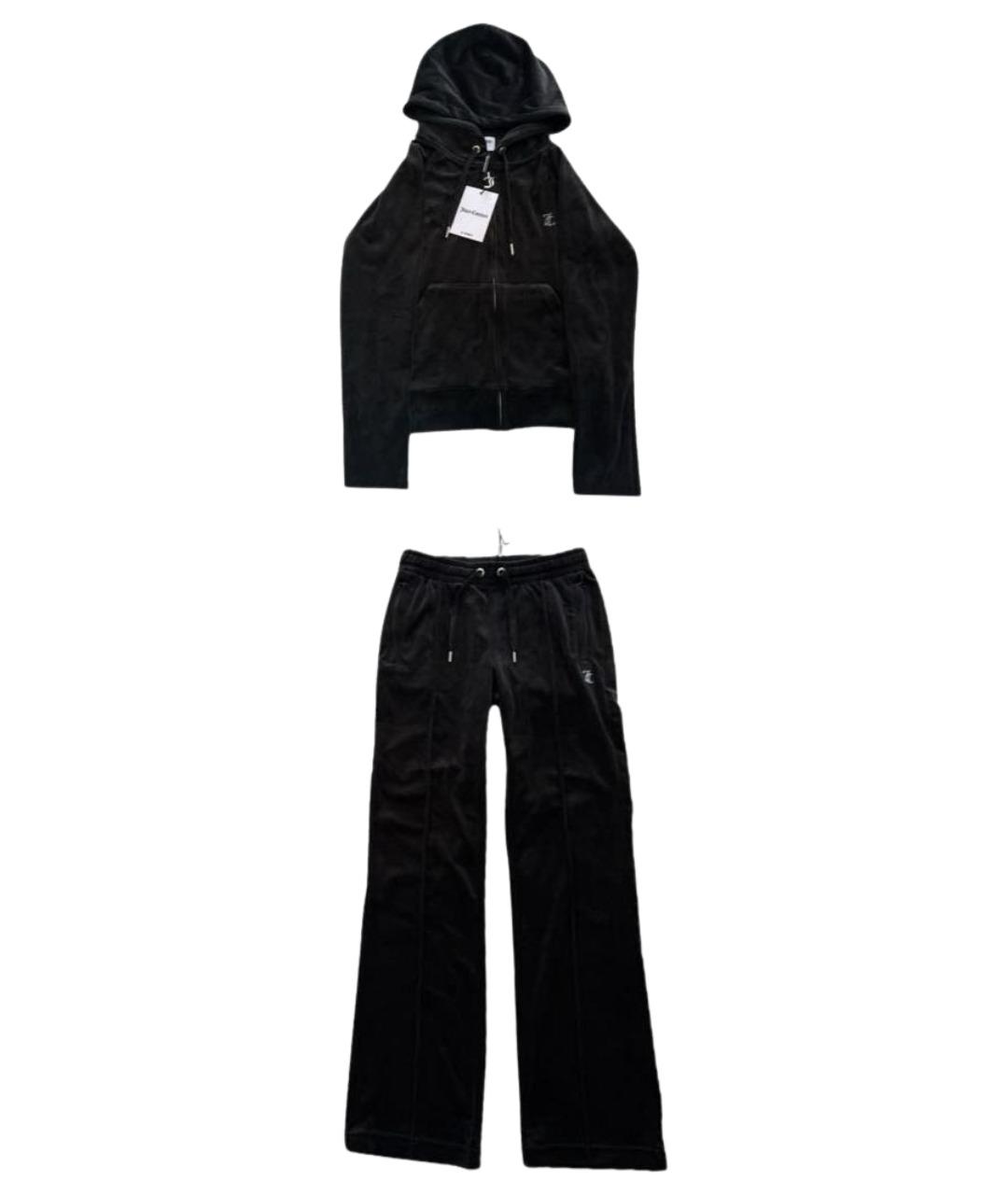 JUICY COUTURE Черный велюровый спортивные костюмы, фото 1