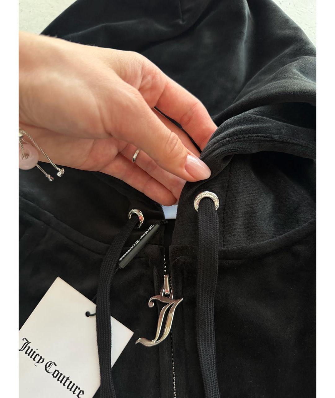 JUICY COUTURE Черный велюровый спортивные костюмы, фото 4