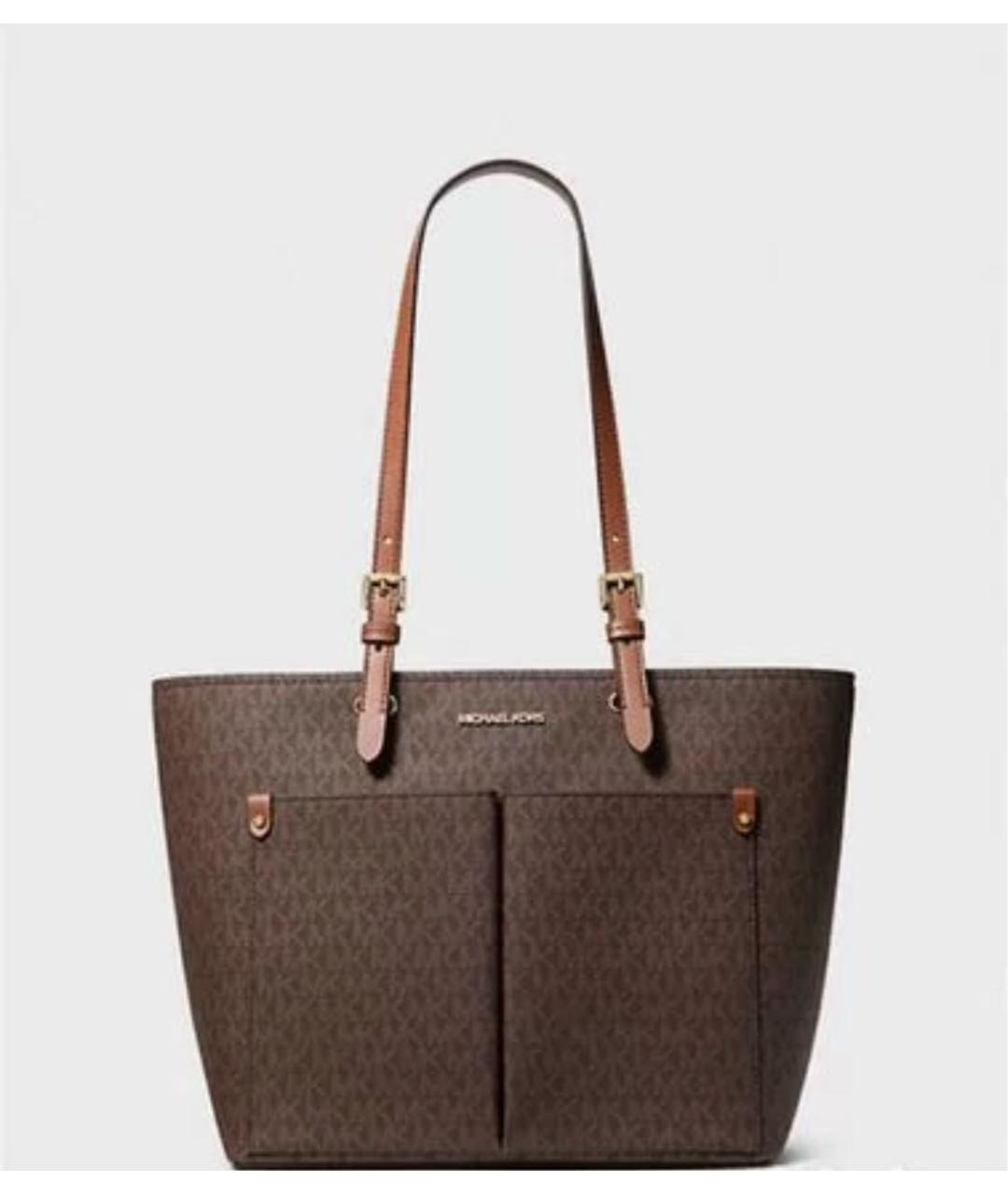 MICHAEL KORS Коричневая канва сумка тоут, фото 8