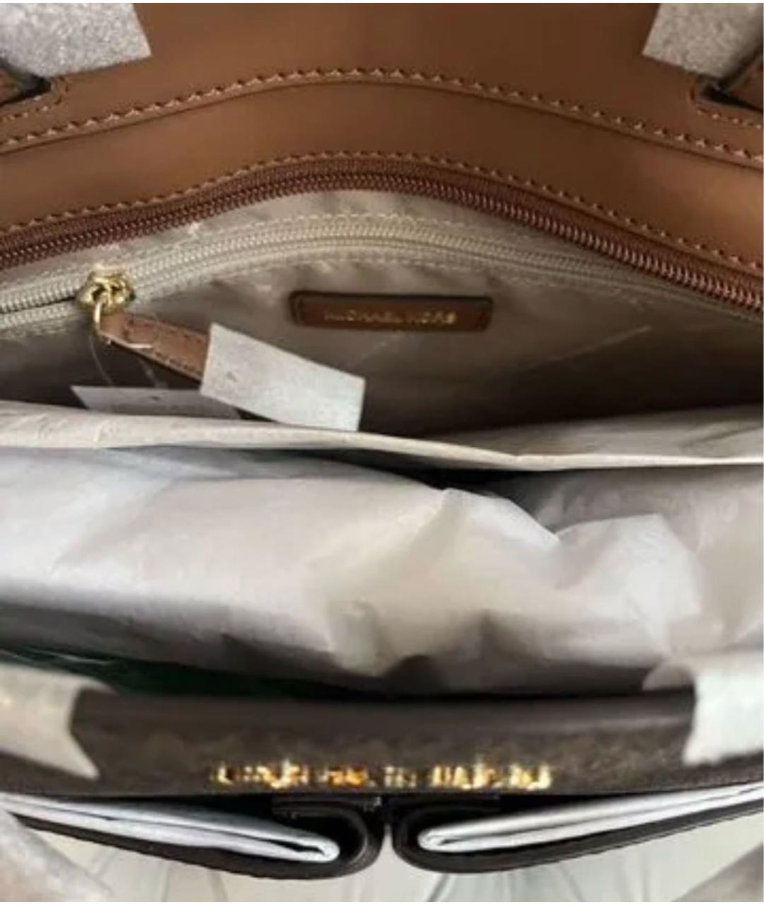 MICHAEL KORS Коричневая канва сумка тоут, фото 4
